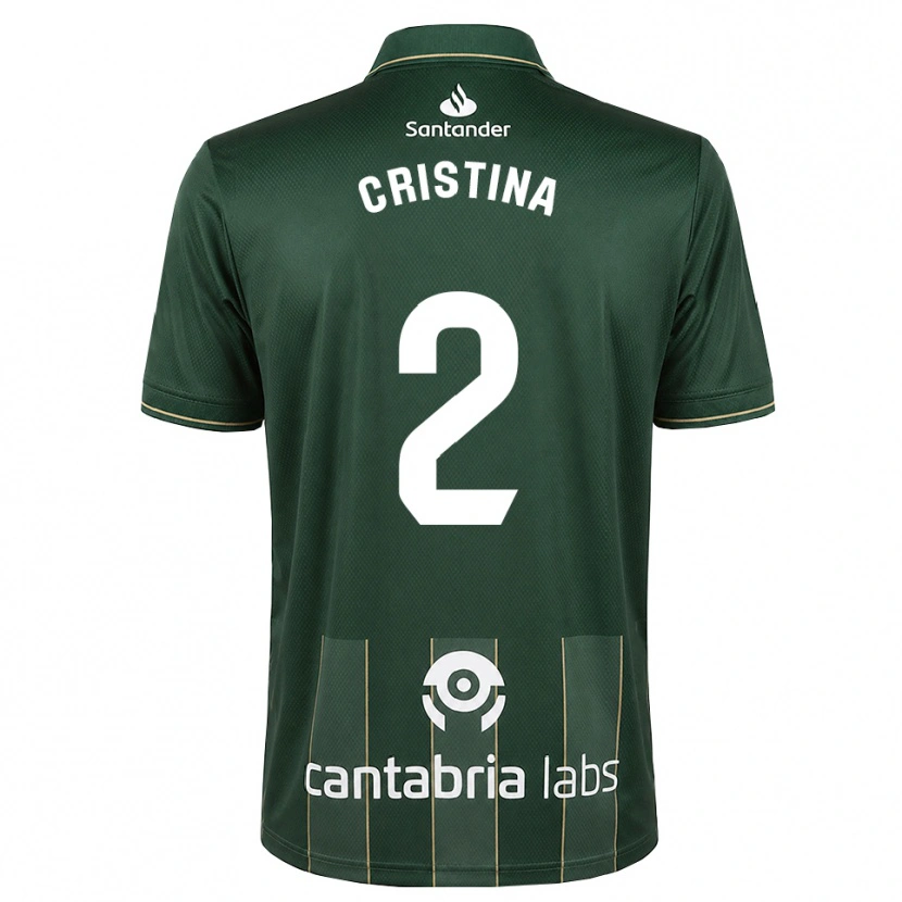 Danxen Kinderen Cristina Muñoz García #2 Donker Leigrijs Wit Uitshirt Uittenue 2026/27 T-Shirt België