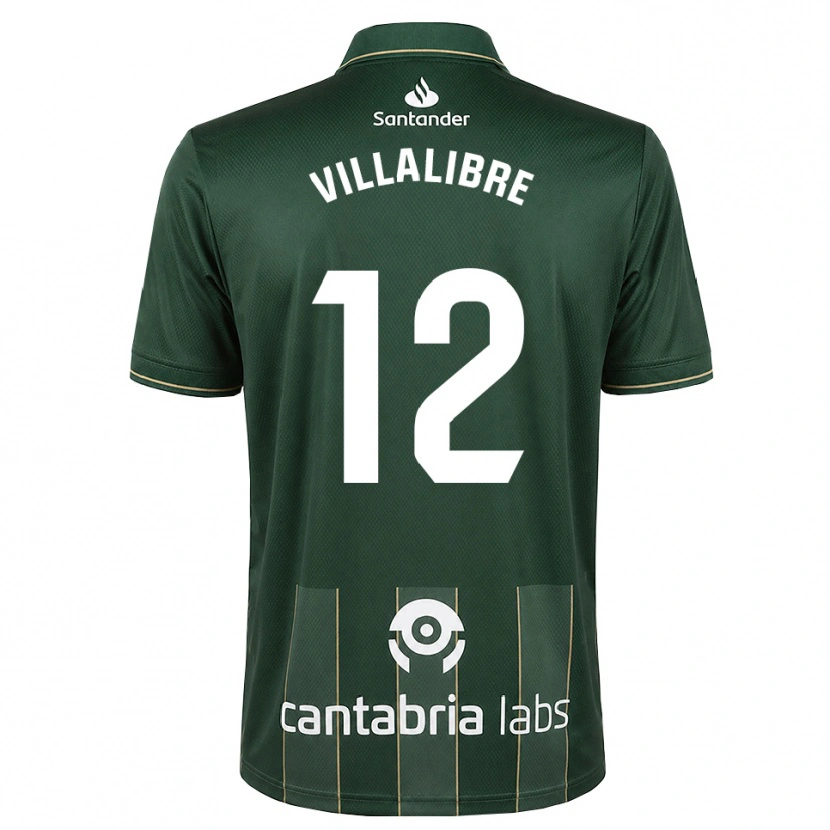 Danxen Kinderen Asier Villalibre #12 Donker Leigrijs Wit Uitshirt Uittenue 2026/27 T-Shirt België