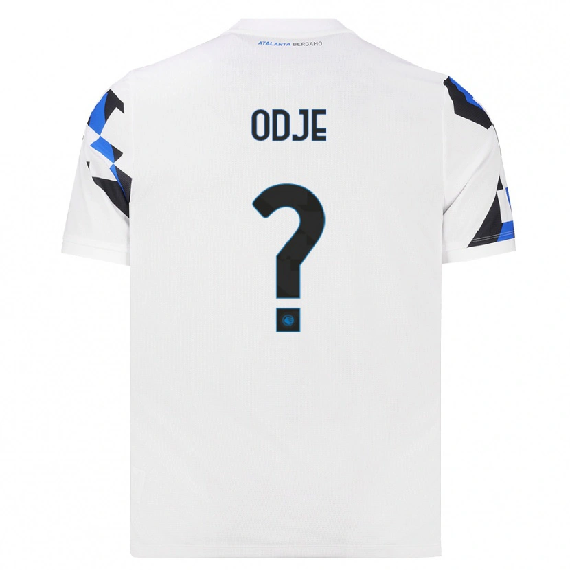 Danxen Kinderen Jeff Odje #0 Wit Rood Blauw Uitshirt Uittenue 2026/27 T-Shirt België