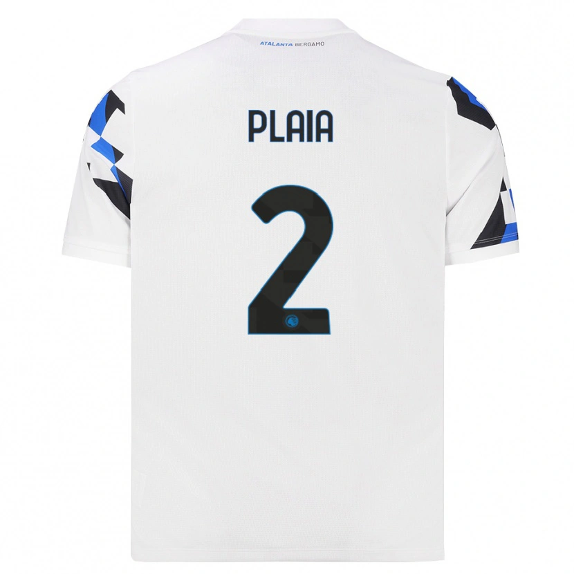 Danxen Kinderen Matteo Plaia #2 Wit Rood Blauw Uitshirt Uittenue 2026/27 T-Shirt België