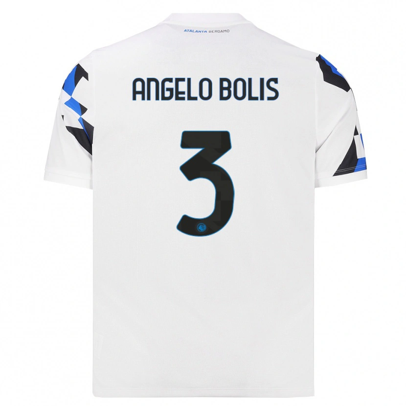 Danxen Kinderen Tommaso Angelo Bolis #3 Wit Rood Blauw Uitshirt Uittenue 2026/27 T-Shirt België