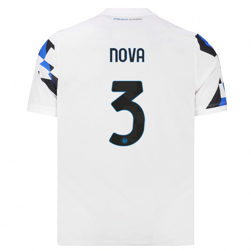 Danxen Kinderen Riccardo Nova #3 Wit Rood Blauw Uitshirt Uittenue 2026/27 T-Shirt België