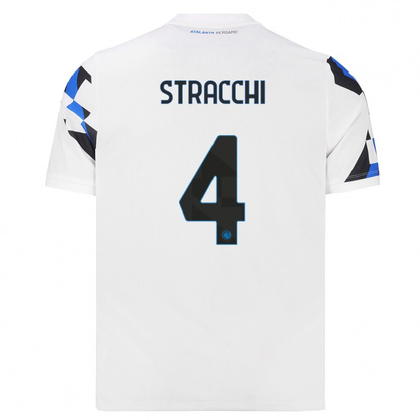 Danxen Kinderen Daniela Stracchi #4 Wit Rood Blauw Uitshirt Uittenue 2026/27 T-Shirt België