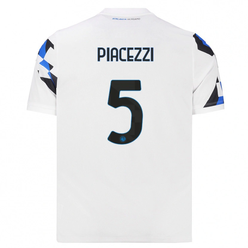 Danxen Kinderen Eleonora Piacezzi #5 Wit Rood Blauw Uitshirt Uittenue 2026/27 T-Shirt België