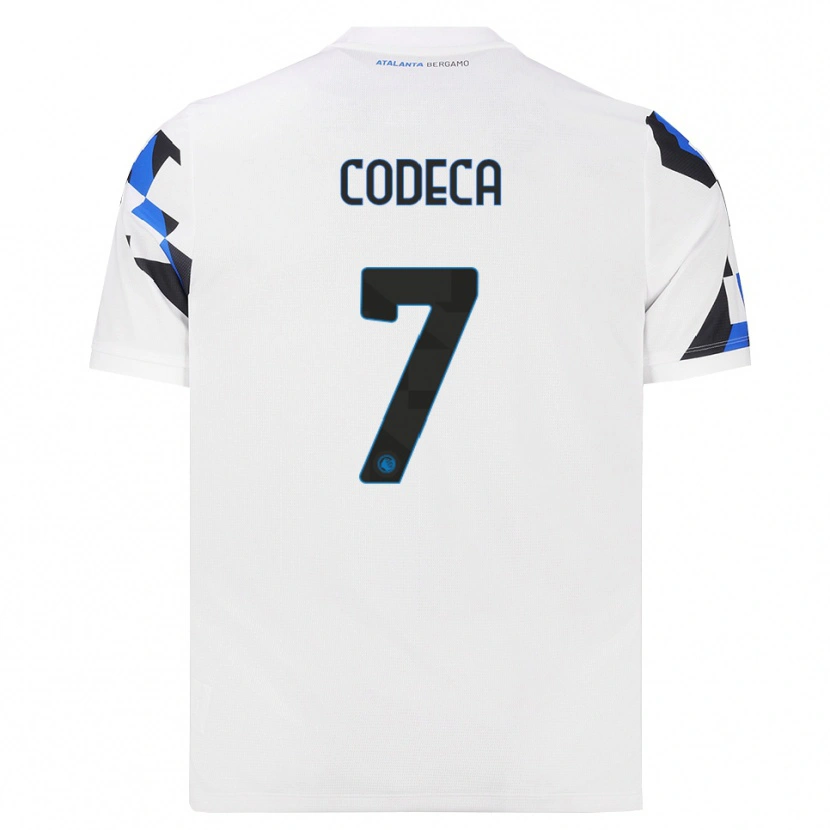 Danxen Kinderen Bianca Codeca #7 Wit Rood Blauw Uitshirt Uittenue 2026/27 T-Shirt België