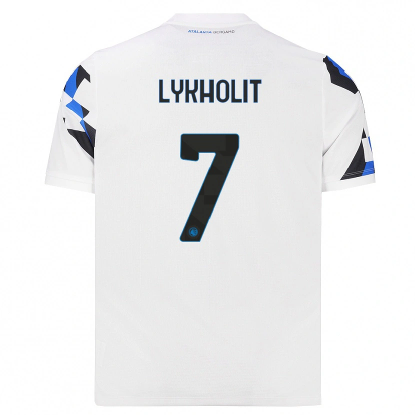 Danxen Kinderen Ivan Lykholit #7 Wit Rood Blauw Uitshirt Uittenue 2026/27 T-Shirt België