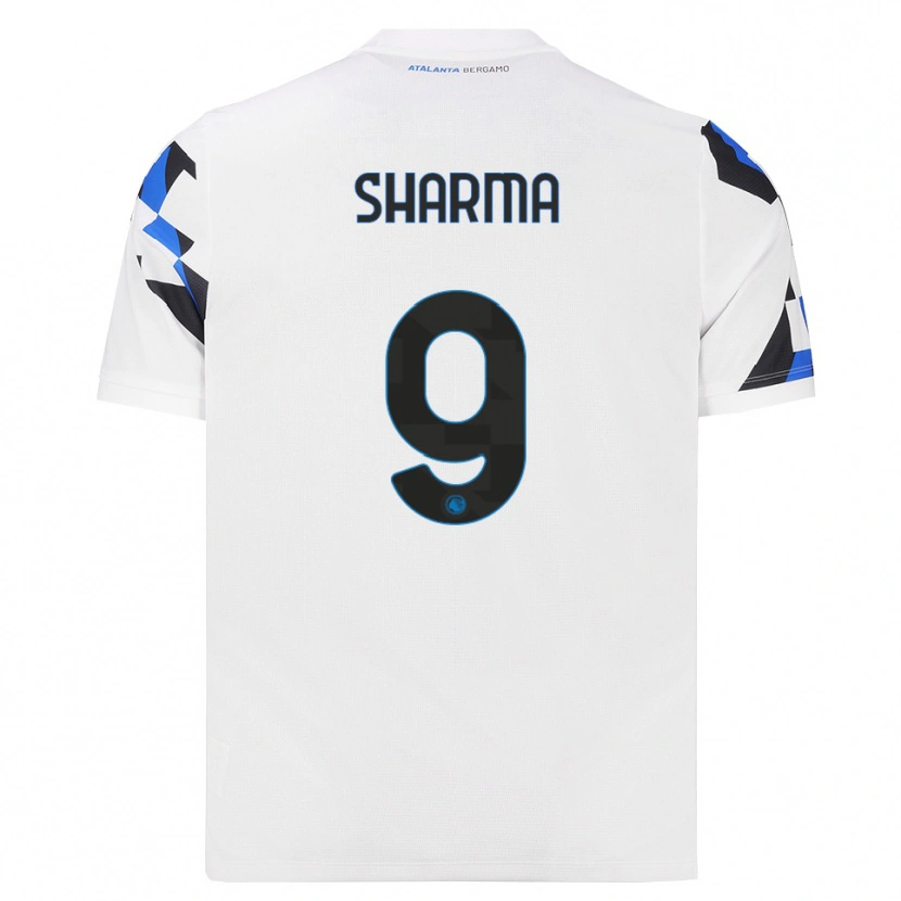 Danxen Kinderen Rahul Sharma #9 Wit Rood Blauw Uitshirt Uittenue 2026/27 T-Shirt België