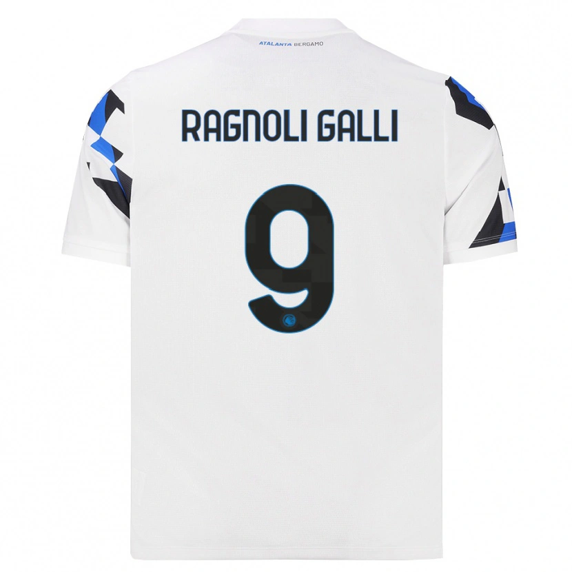 Danxen Kinderen Federico Ragnoli Galli #9 Wit Rood Blauw Uitshirt Uittenue 2026/27 T-Shirt België