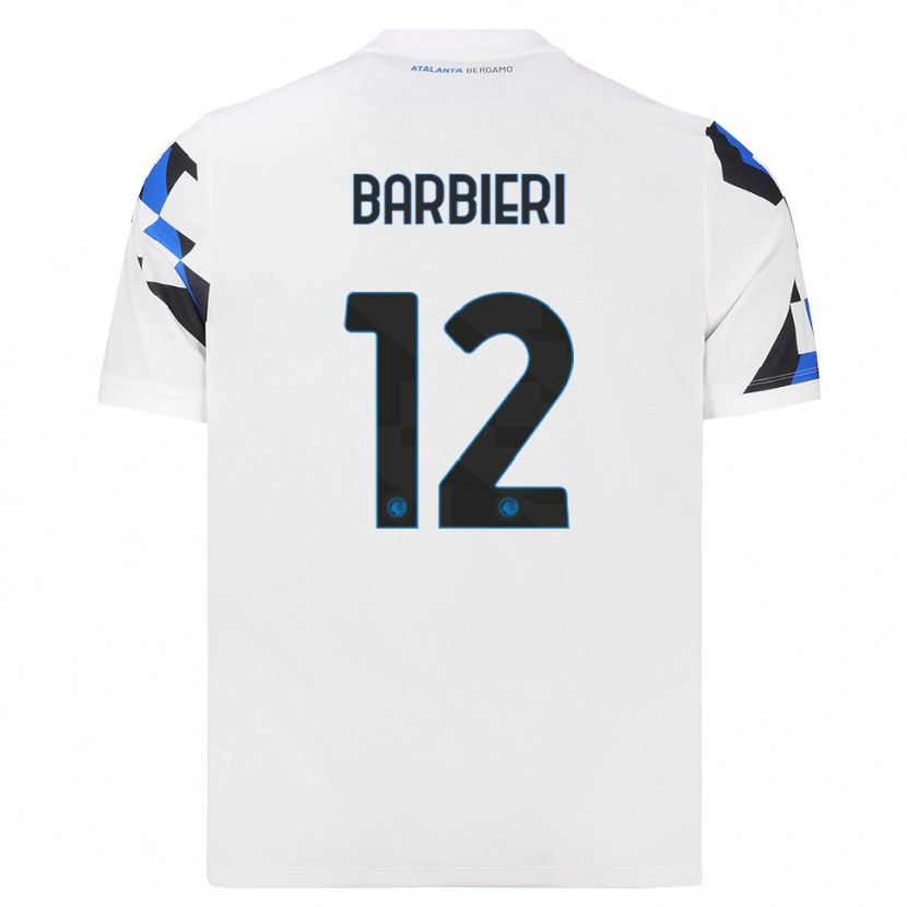 Danxen Kinderen Alessandro Barbieri #12 Wit Rood Blauw Uitshirt Uittenue 2026/27 T-Shirt België