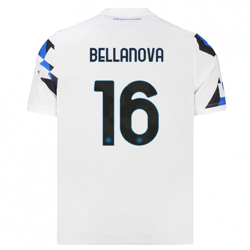 Danxen Kinderen Raoul Bellanova #16 Wit Rood Blauw Uitshirt Uittenue 2026/27 T-Shirt België