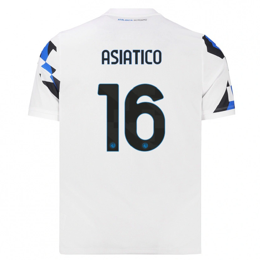Danxen Kinderen Pietro Asiatico #16 Wit Rood Blauw Uitshirt Uittenue 2026/27 T-Shirt België
