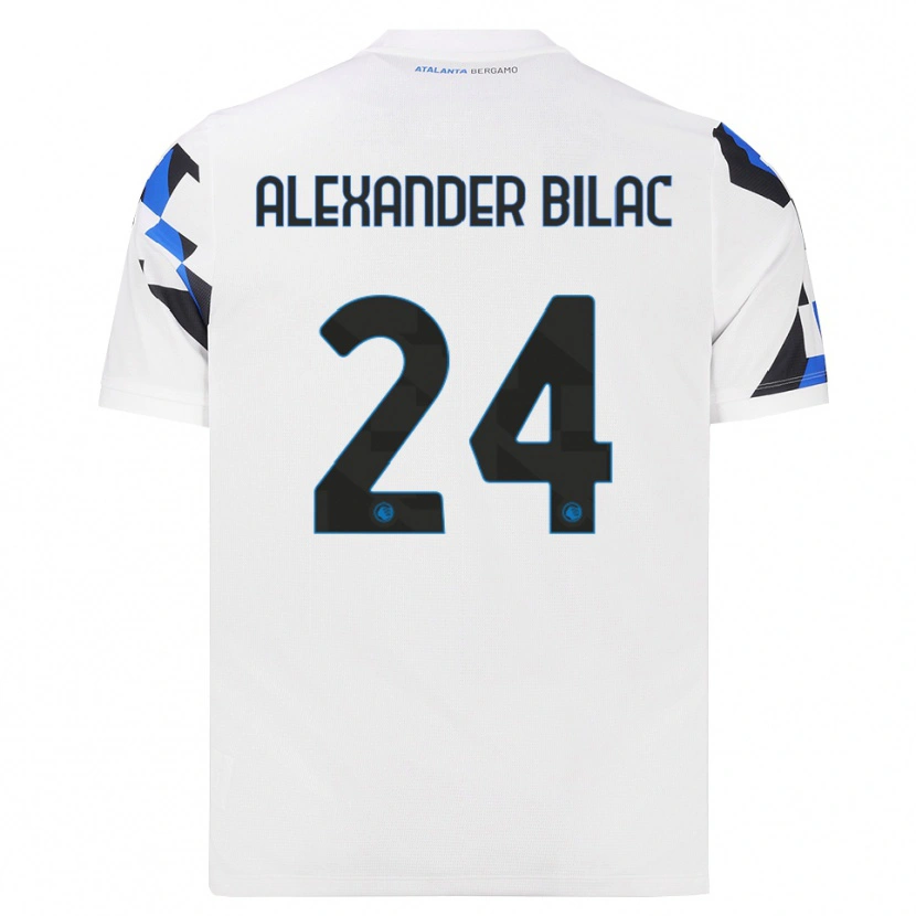 Danxen Kinderen Max Bilac #24 Wit Rood Blauw Uitshirt Uittenue 2026/27 T-Shirt België