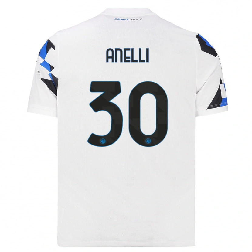 Danxen Kinderen Alessandro Anelli #30 Wit Rood Blauw Uitshirt Uittenue 2026/27 T-Shirt België