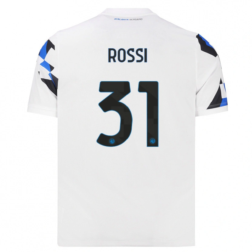 Danxen Kinderen Francesco Rossi #31 Wit Rood Blauw Uitshirt Uittenue 2026/27 T-Shirt België