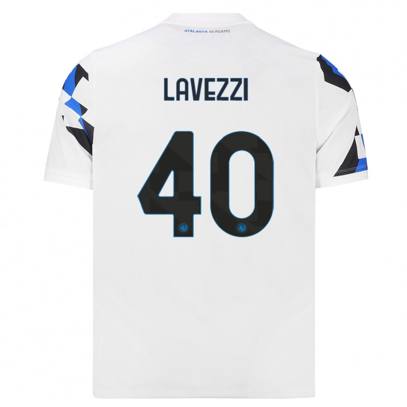 Danxen Kinderen Filippo Lavezzi #40 Wit Rood Blauw Uitshirt Uittenue 2026/27 T-Shirt België