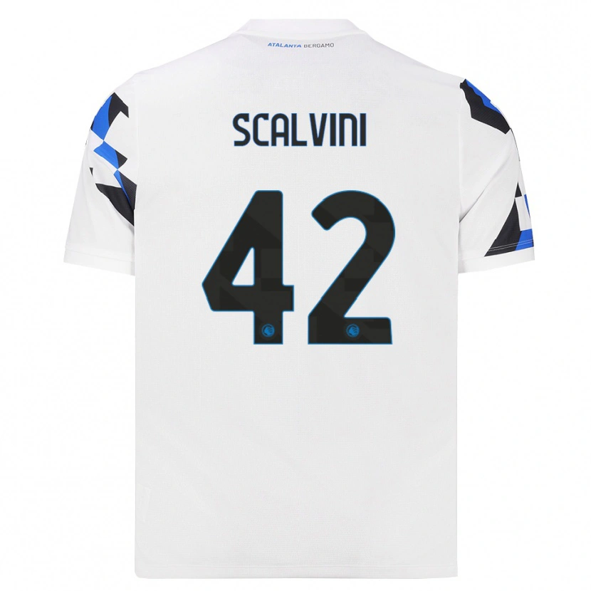 Danxen Kinderen Giorgio Scalvini #42 Wit Rood Blauw Uitshirt Uittenue 2026/27 T-Shirt België
