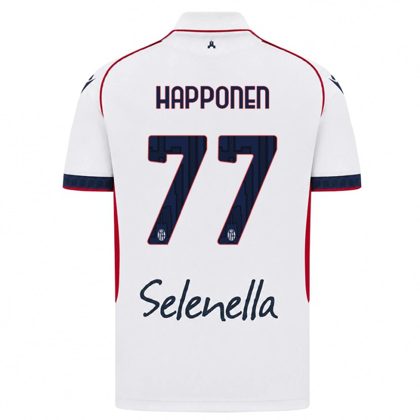 Danxen Kinderen Ukko Happonen #77 Wit Rood Koninklijk Blauw Uitshirt Uittenue 2026/27 T-Shirt België