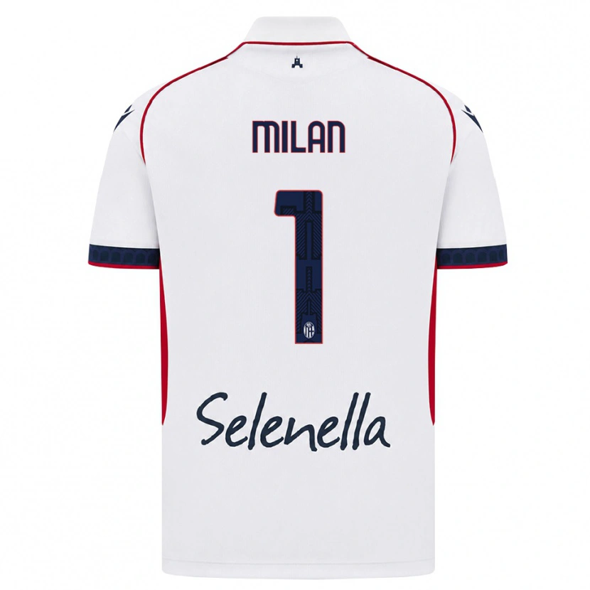 Danxen Kinderen Riccardo Milan #1 Wit Rood Koninklijk Blauw Uitshirt Uittenue 2026/27 T-Shirt België