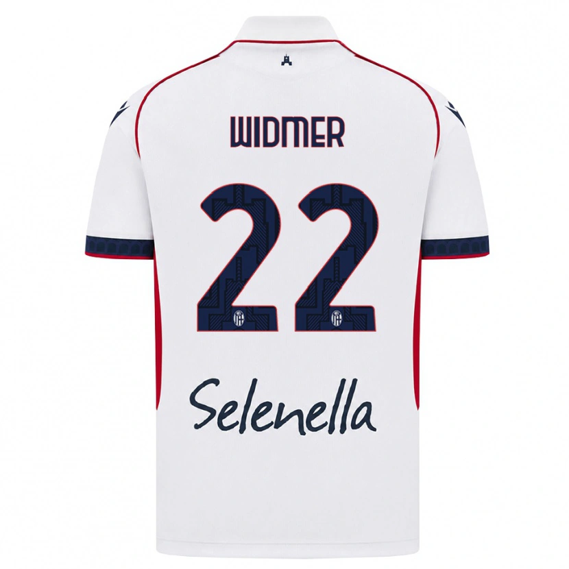 Danxen Kinderen Renato Widmer D’autilia #22 Wit Rood Koninklijk Blauw Uitshirt Uittenue 2026/27 T-Shirt België