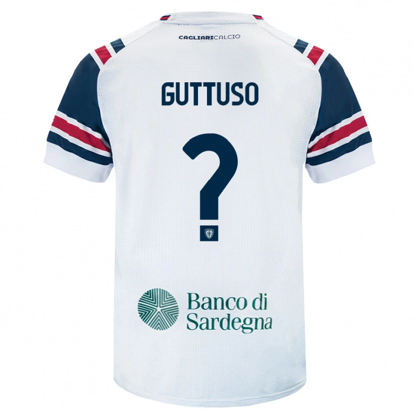 Danxen Kinderen Iacopo Guttuso #0 Wit Rood Groen Uitshirt Uittenue 2026/27 T-Shirt België
