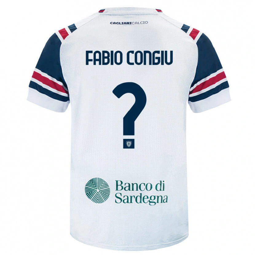 Danxen Kinderen Fabio Congiu #0 Wit Rood Groen Uitshirt Uittenue 2026/27 T-Shirt België