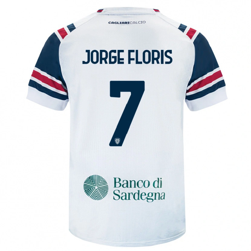 Danxen Kinderen Nicolò Jorge Floris #7 Wit Rood Groen Uitshirt Uittenue 2026/27 T-Shirt België