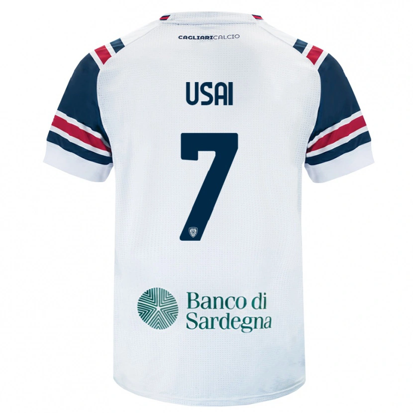 Danxen Kinderen Carlo Usai #7 Wit Rood Groen Uitshirt Uittenue 2026/27 T-Shirt België