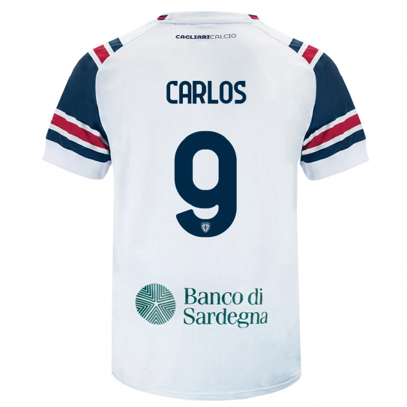 Danxen Kinderen Kevin Carlos #9 Wit Rood Groen Uitshirt Uittenue 2026/27 T-Shirt België