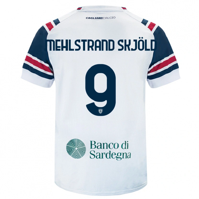 Danxen Kinderen William Mehlstrand Skjöld #9 Wit Rood Groen Uitshirt Uittenue 2026/27 T-Shirt België
