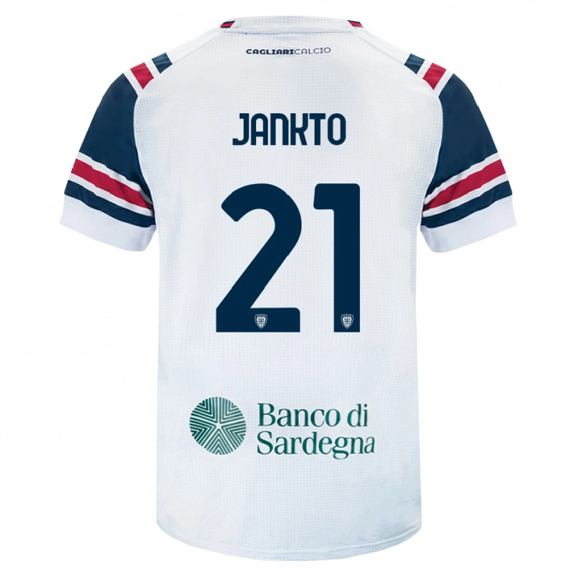 Danxen Kinderen Jakub Jankto #21 Wit Rood Groen Uitshirt Uittenue 2026/27 T-Shirt België