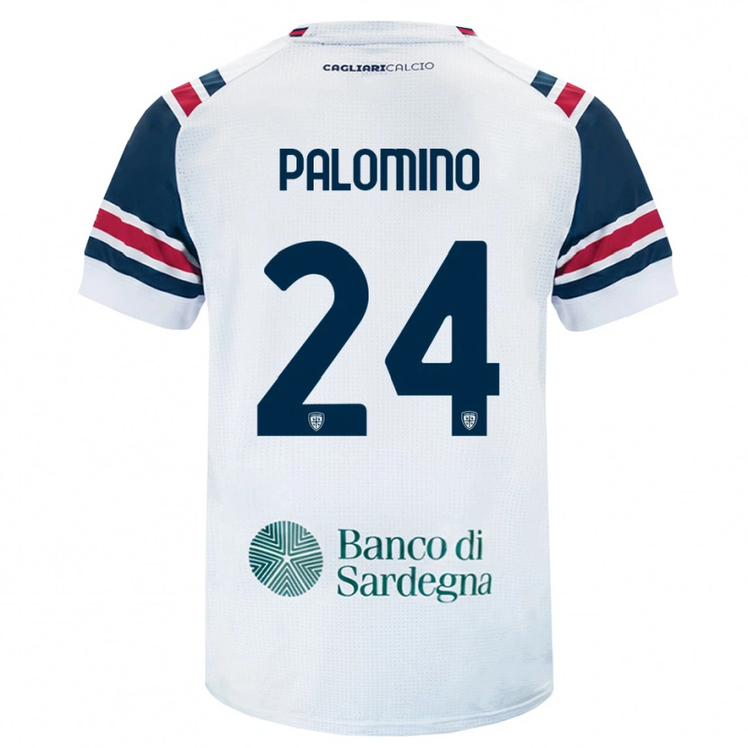 Danxen Kinderen Jose Luis Palomino #24 Wit Rood Groen Uitshirt Uittenue 2026/27 T-Shirt België