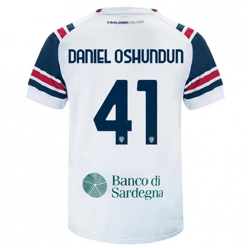 Danxen Kinderen Olasunkanmi Daniel Oshundun #41 Wit Rood Groen Uitshirt Uittenue 2026/27 T-Shirt België
