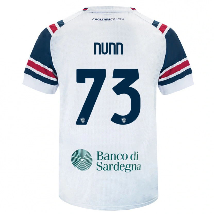 Danxen Kinderen Jack Nunn #73 Wit Rood Groen Uitshirt Uittenue 2026/27 T-Shirt België