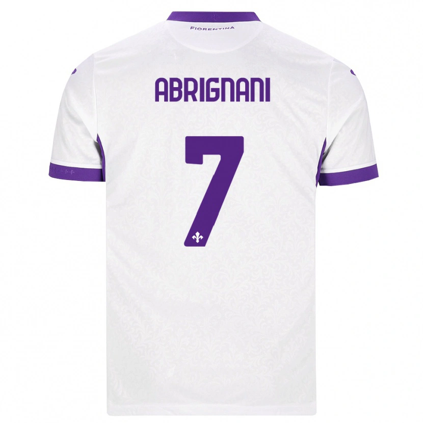Danxen Kinderen Filippo Abrignani #7 Wit Paars Uitshirt Uittenue 2026/27 T-Shirt België