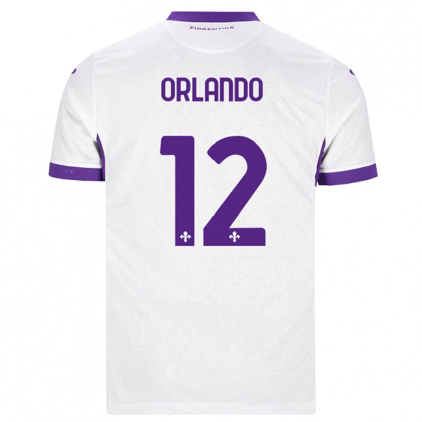 Danxen Kinderen Giulio Orlando #12 Wit Paars Uitshirt Uittenue 2026/27 T-Shirt België