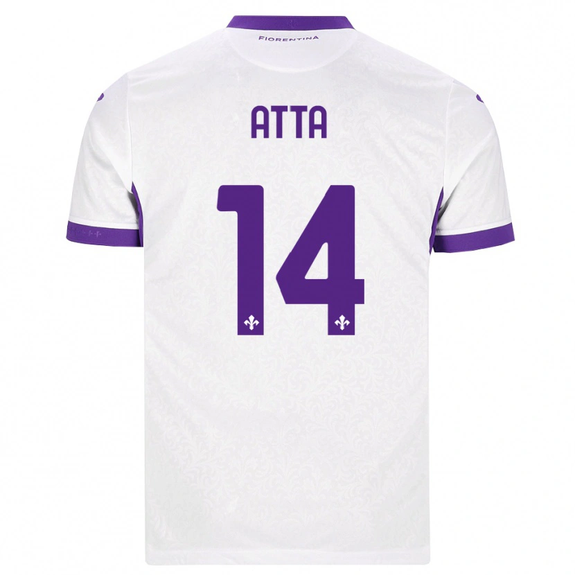 Danxen Kinderen Arthur Atta #14 Wit Paars Uitshirt Uittenue 2026/27 T-Shirt België