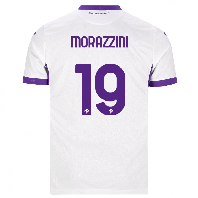 Danxen Kinderen Luigi Morazzini #19 Wit Paars Uitshirt Uittenue 2026/27 T-Shirt België
