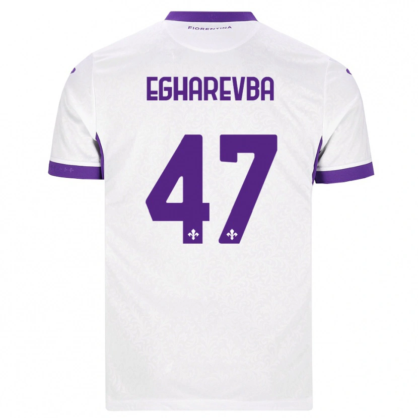 Danxen Kinderen Fortune Egharevba #47 Wit Paars Uitshirt Uittenue 2026/27 T-Shirt België