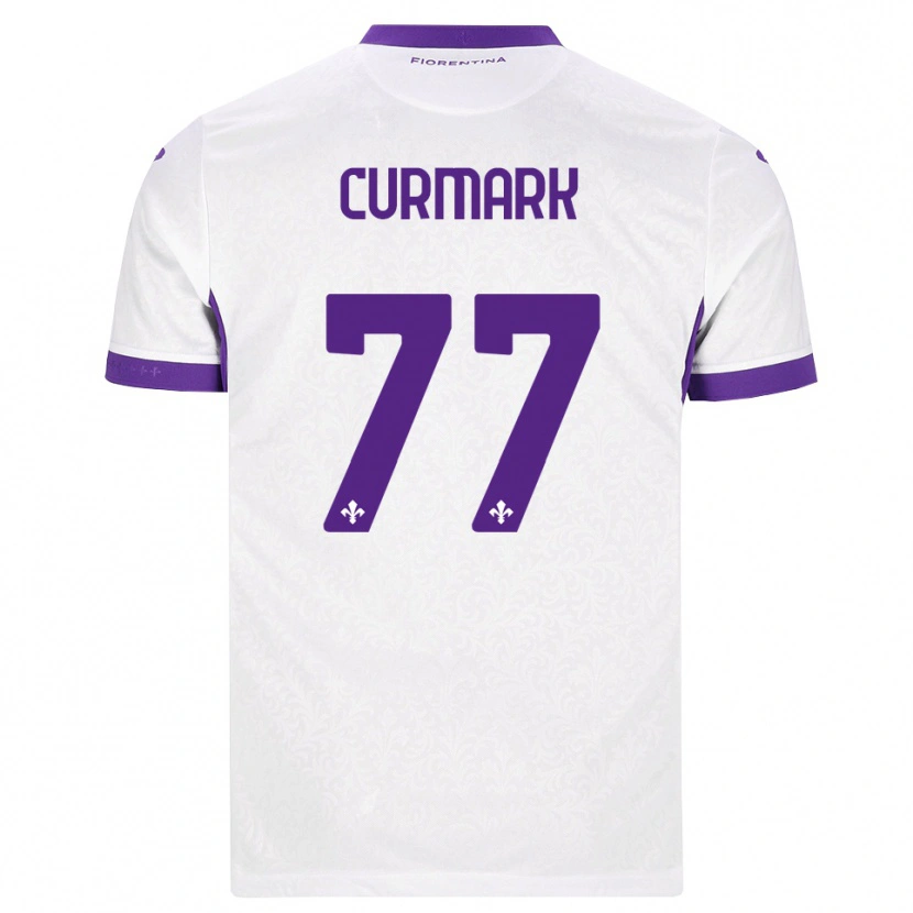 Danxen Kinderen Filippa Curmark #77 Wit Paars Uitshirt Uittenue 2026/27 T-Shirt België