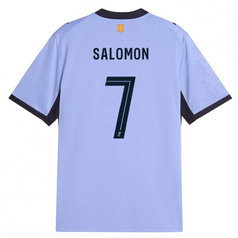 Danxen Kinderen Maëva Salomon #7 Lavendel Zwart Thuisshirt Derde Tenue 2026/27 T-Shirt België