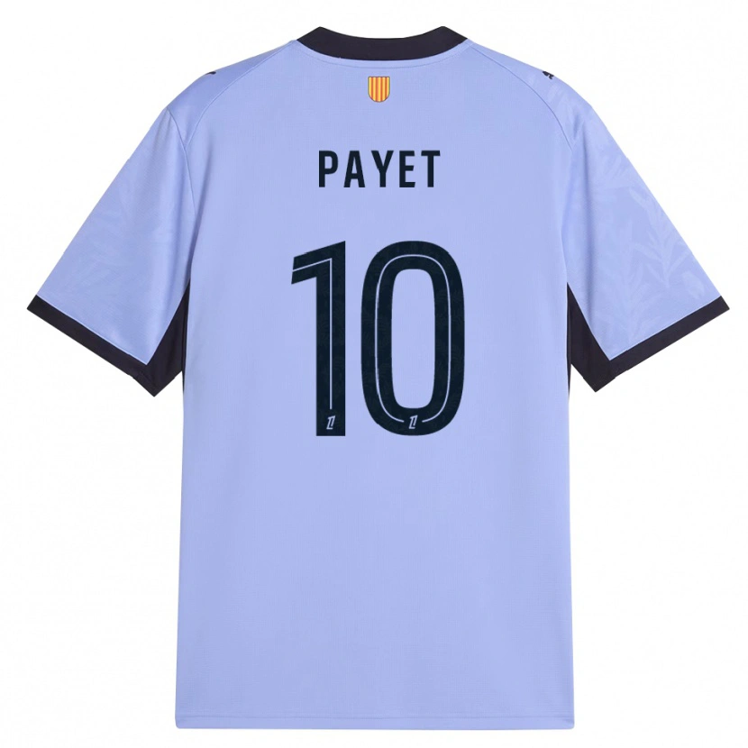 Danxen Kinderen Dimitri Payet #10 Lavendel Zwart Thuisshirt Derde Tenue 2026/27 T-Shirt België