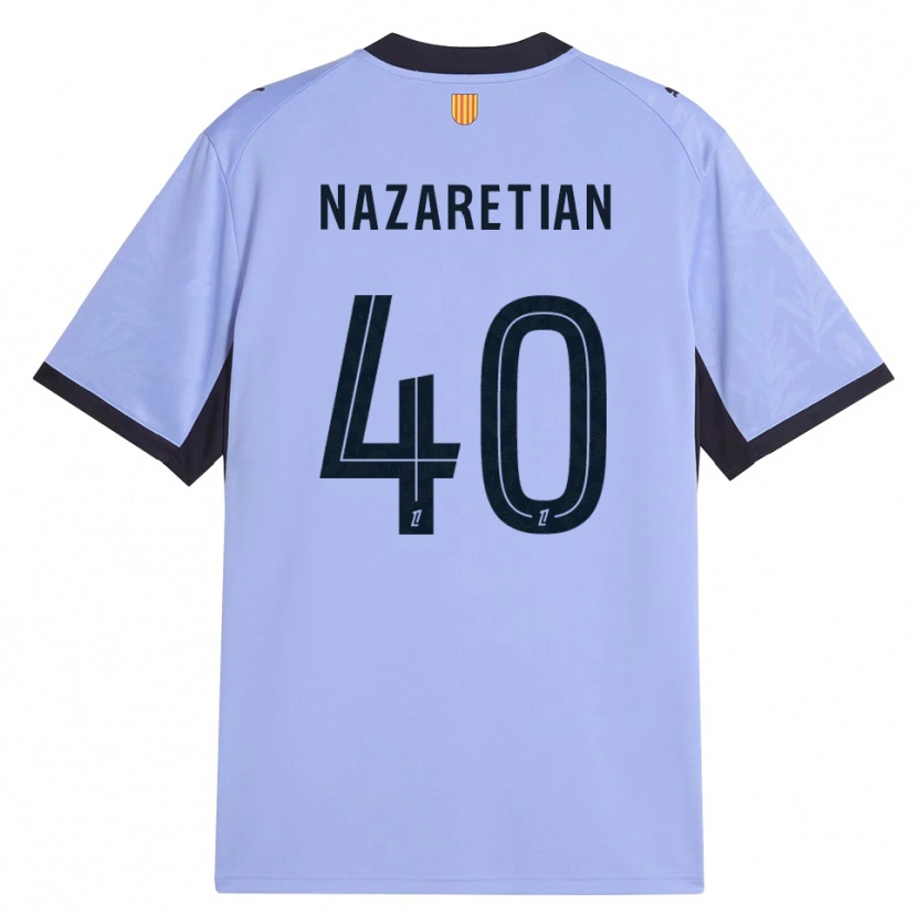 Danxen Kinderen Manuel Nazaretian #40 Lavendel Zwart Thuisshirt Derde Tenue 2026/27 T-Shirt België