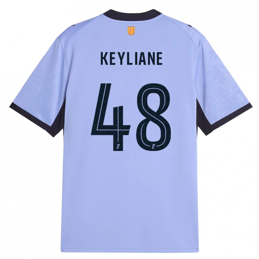 Danxen Kinderen Keyliane Abdallah #48 Lavendel Zwart Thuisshirt Derde Tenue 2026/27 T-Shirt België