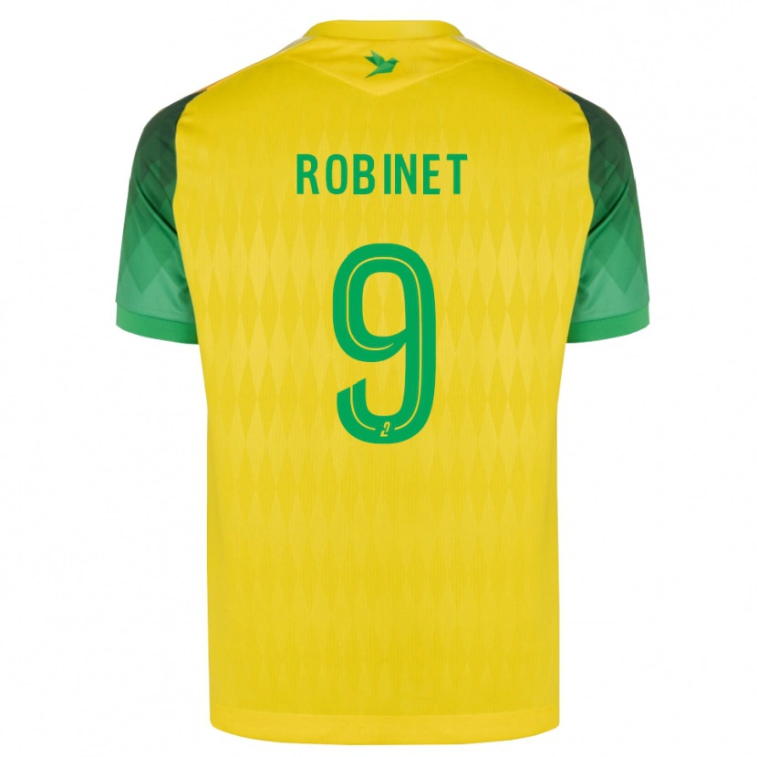 Danxen Kinderen Thomas Robinet #9 Geel Groen Rood Thuisshirt Thuistenue 2026/27 T-Shirt België