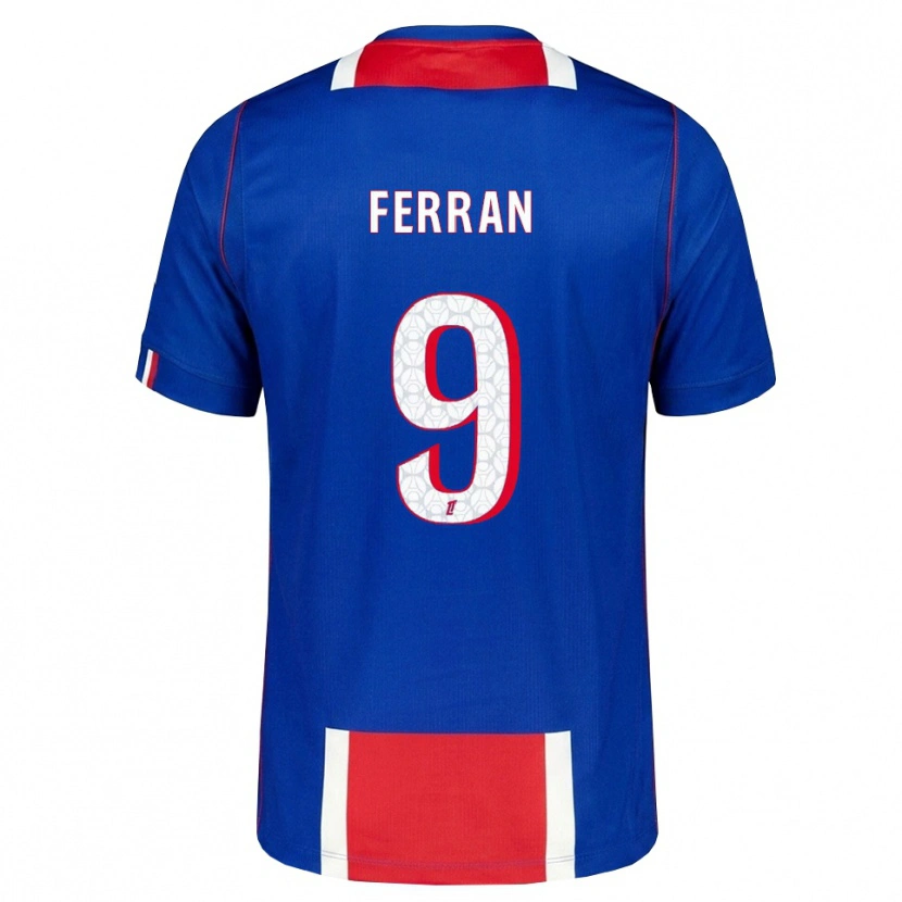 Danxen Heren Ferran Torres #9 Rood Wit Blauw Thuisshirt Thuistenue 2026/27 T-Shirt België