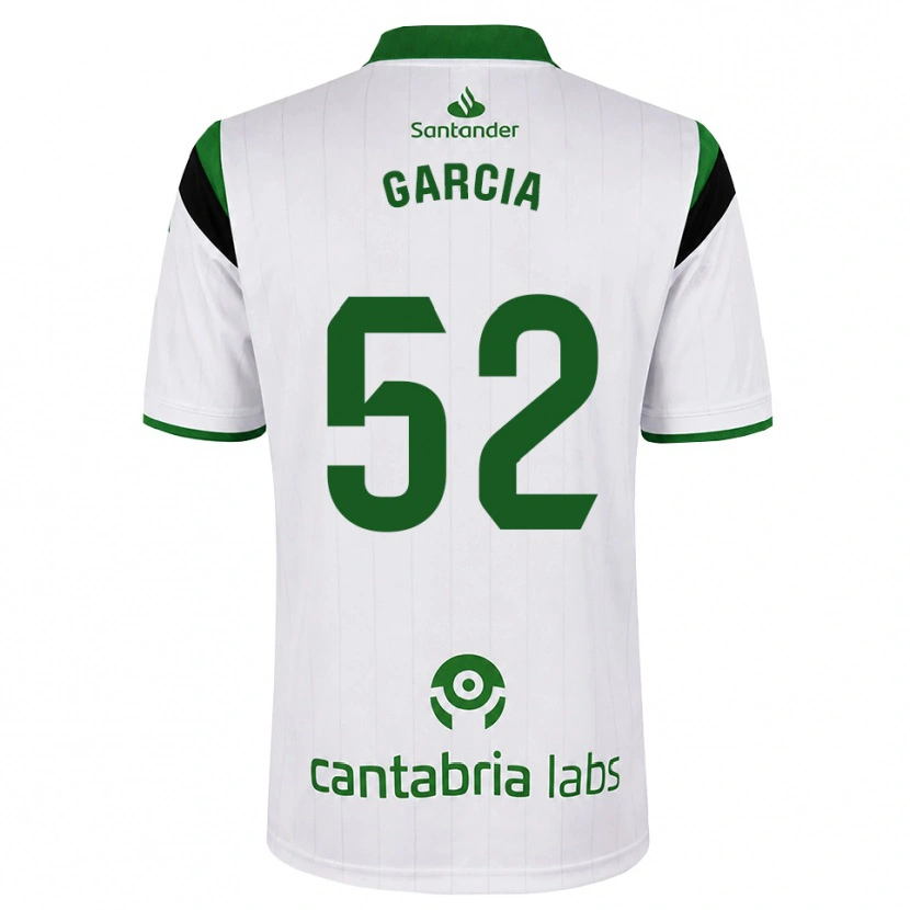 Danxen Heren Pablo García #52 Wit Groen Zwart Thuisshirt Thuistenue 2026/27 T-Shirt België