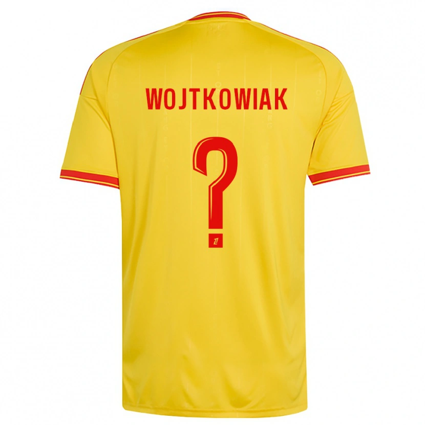 Danxen Heren Valentin Wojtkowiak #0 Goud Oranje Rood Thuisshirt Thuistenue 2026/27 T-Shirt België