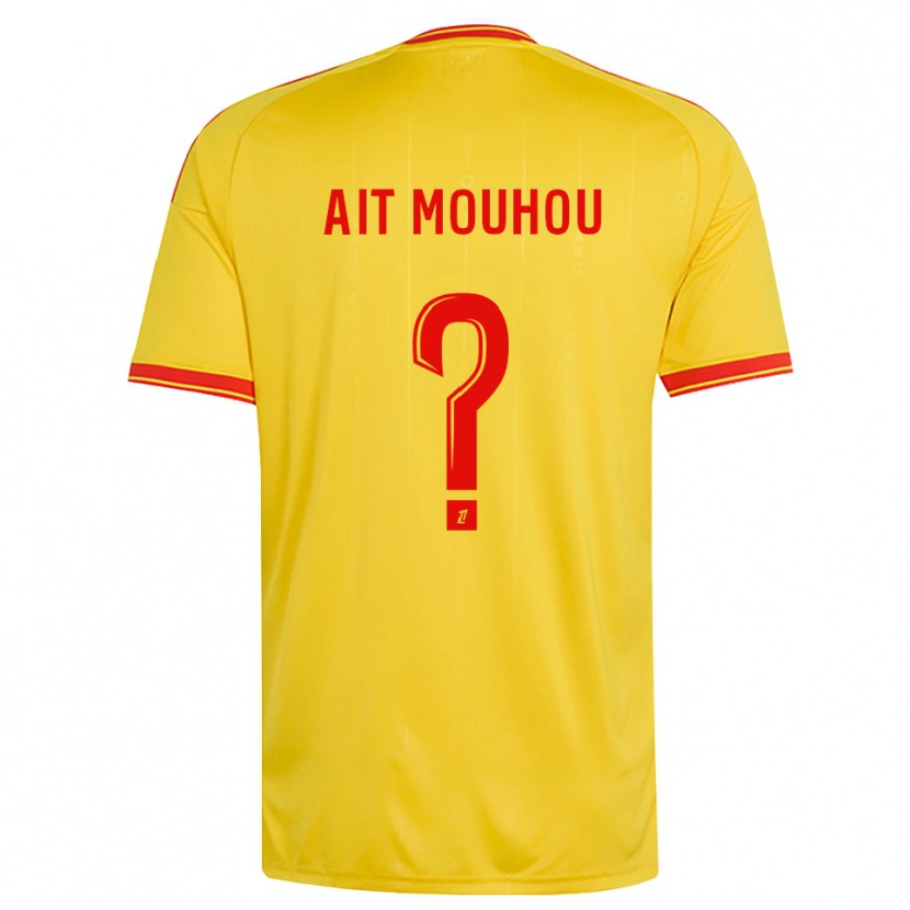Danxen Heren Nassim Ait Mouhou #0 Goud Oranje Rood Thuisshirt Thuistenue 2026/27 T-Shirt België