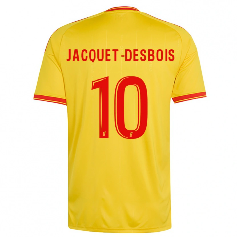 Danxen Heren Tairik Jacquet-Desbois #10 Goud Oranje Rood Thuisshirt Thuistenue 2026/27 T-Shirt België