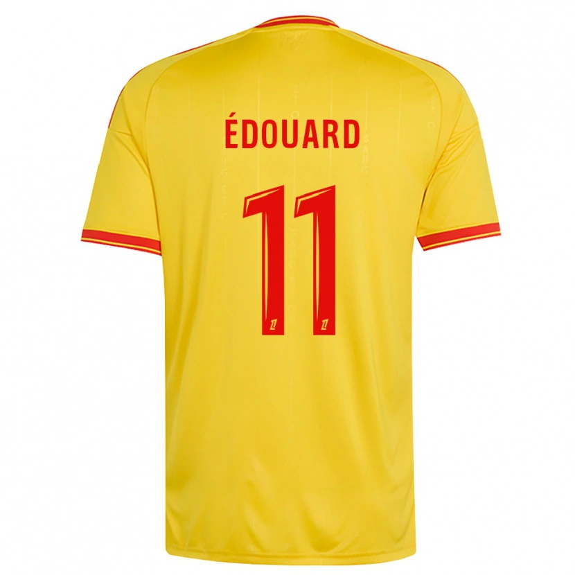 Danxen Heren Odsonne Édouard #11 Goud Oranje Rood Thuisshirt Thuistenue 2026/27 T-Shirt België